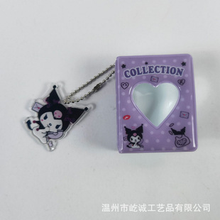 Wholesale supply INS Sanrio series mini 1 inch 2 inch photo album with key chain photo album