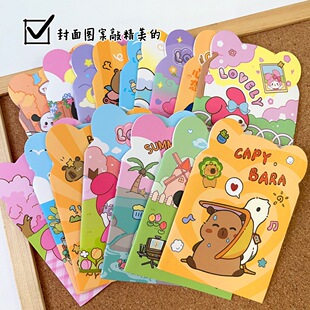 Customized A7 Notebook, High-Looking Small Notebook, Student Portable Mini Notepad, Cartoon Horizontal Notepad