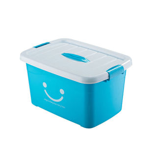 Extra Large Thickened Transparent Plastic Storage Tinker Toy Clothes Lid Storage Box Household Storage Box