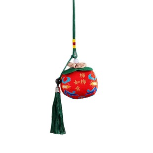 Dragon Boat Festival 2025 New Exquisite Persimmon Mugwort Sachet Pendant Gift Event Boutique Persimmon Sachet