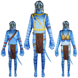 Avatar cos Clothing Adult Children Avatar 2 Water Way cosplay Jumpsuit cosplay cosplay c Clothing