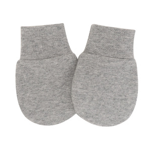 Foreign Trade Solid Color Baby Small Gloves Baby Anti-scratch Gloves Newborn Gloves Warm Single Layer Breathable Gloves