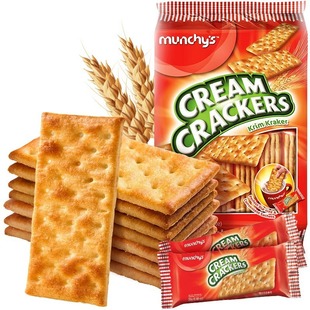 Malaysia imported Ma Qi Xin Xin Zhengfang bu sweet crisp soda biscuit 390g casual snack cookie snack