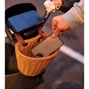 Emma Luna Electric Car Rear Basket Hanging Bag Front Bag Decoration Waterproof Storage Artifact