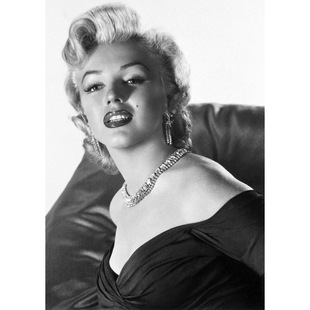 Free Shipping Marilyn Monroe Nostalgic Beauty Star Poster Dormitory Bar Home Decorative Painting Photo Frame Hanging Painting Wall Painting