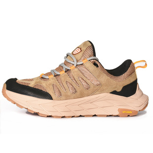 Lesfeisi first layer cowhide outdoor hiking shoes men's cross-country hiking camping non-slip mesh breathable climbing shoes