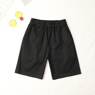 Children's khaki school uniform pants suit shorts boys dark blue primary school student school pants summer thin wholesale