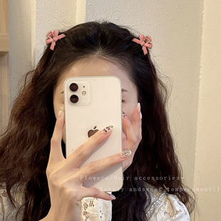 Cute Little Bow Grab Hair Accessories small size Bangs Clip Headdress Sweet Simple Broken Hair Side Hairpin Hairpin Hairpin