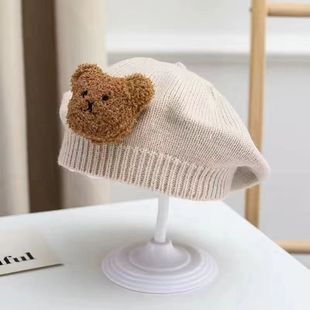 Детская шапка Детские береты Весна и Осень Детские дети Новорожденные вязаные шапки