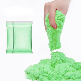 Children's space toy sand commercial power shaping sand amusement park high-end Magic modeling sand genuine goods colored sand wholesale