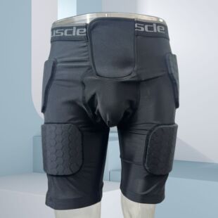 Cycling Thigh Protection Shorts, Off-Road Motorcycle Anti-Fall Pants, Basketball Sports Equipment, Butt Protection, Sponge Protective Gear