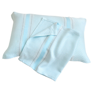 Newborn pillow towel baby Summer bamboo fiber ice silk cover towel baby sweat absorbent breathable cool feeling pillow headscarf wholesale