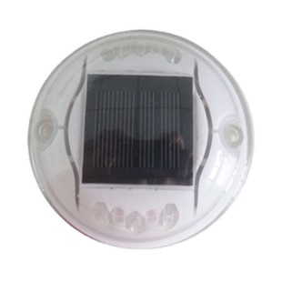 Круглый Солнечный пластиковый Спайк 6LED пейзаж подземный свет Ночной предупреждающий световой сигнал Предупреждающий свет Столб Садовый высокоскоростной свет