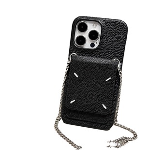 For Apple 16promax phone case diagonal embroidery iphone15 coin purse card 15promax case
