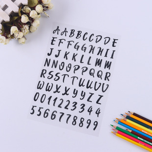 Cross-border creative English letters onion paste vinyl door container jar graduation cap label PVC adhesive sticker
