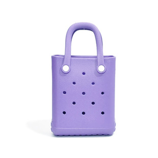 Cross-Border Eva Hole Bag, Empty Vegetable Basket Handbag, Beach Vacation Storage Bag, Portable Shopping and Commuting Handbag