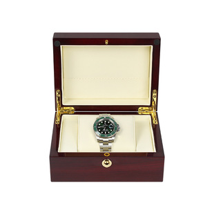 Watch box high-end wooden watch box watch box with sponge a variety of single watch box with lock watch box wholesale