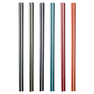 Factory direct wholesale high temperature resistant alloy chopsticks PPS color household chopsticks one chopsticks one chopsticks public chopsticks 24cm export