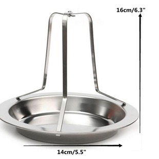 Stainless steel roast chicken rack plate DIY barbecue grill non-coated non-stick chicken rack roast chicken plate Kitchen barbecue tools