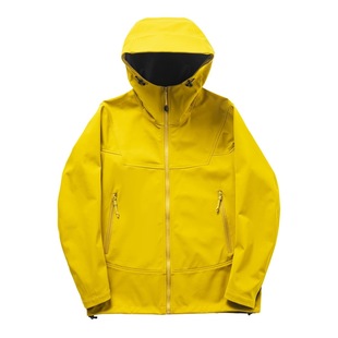 Bird Home Same Style Outdoor Hooded Jacket Men's Three-Proof Fabric Three-Dimensional Stitching Windproof Soft Shell Jacket Men's Jacket
