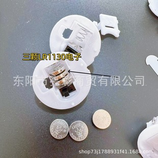 2.3CM Base Lamp Screw Model Night Light Movement 3.5CM Digital Candle Warm White Lamp Solder Real Switch