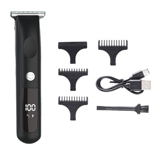 Cross-border household electric hair clipper rechargeable children's adult electric clippers men's oil head digital display electric clippers