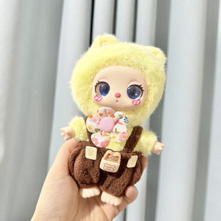 Baby clothes only] 16cm Lila LUKY CAT pendant doll skirt plush blind box tide play clothes replacement women