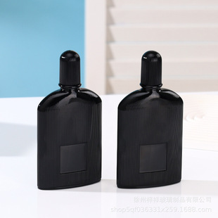 100ml черный спот флакон душистой стеклянная бутылка розлива портативный пресс-спрей мелкий туман косметический образец пустая бутылка