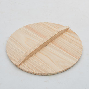 Imported Chinese Fir Solid Wood Handmade Wooden Pot Lid Water Tank Lid Round Household Old-fashioned Thickened Wooden Lid Nice Free Shipping