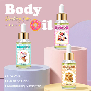 Cross-Border Disunie Body Moisturizing Essential Oil Moisturizing Oil Deodorant Anti-Odor Essence Oil Fda Skin Care Products Wholesale