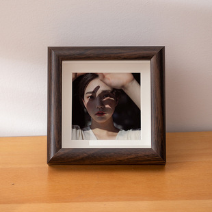 Children's hand-painted diy hollow three-dimensional wooden photo frame wholesale creative oil painting stick mounting frame table wall painting