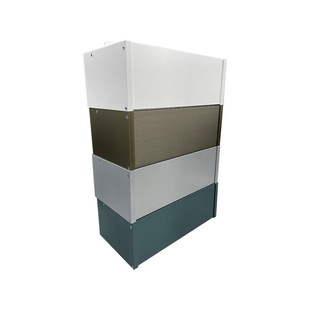 C003 set of curtain box thickened aluminum alloy curtain track baffle light-free single-track double-track curtain slot