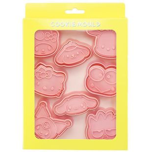 [15000 People's Collection] Sanrio Cartoon Biscuit Mold KT Cat 3d Stereo Pressing Cookie Ice Skin Moon Cake