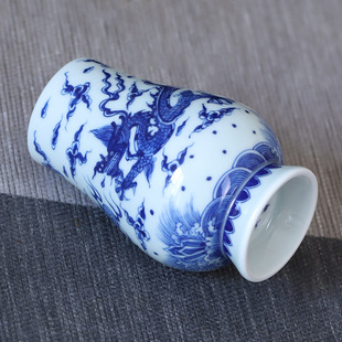 Hand painted blue and white whiskey Cup wine glass Master Cup high-end tea cup ceramic tea set handmade Cup new Chinese style