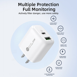 Для Android Apple, США, европейская зарядная головка мобильного телефона USB PD рот 5V2A портативное зарядное устройство для путешествий