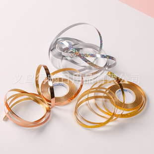 Wholesale Laser Ribbon Wedding Birthday Decoration Gift Packaging Balloon Ribbon 10 m Laser Balloon Ribbon