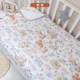 Baby antibacterial diaper pad breathable leak-proof baby mattress waterproof washable baby sheets 80*100CM