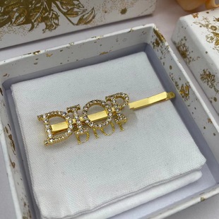 Dijia/D Brand Hairpin Hair Accessory for Women, New Model with Diamonds, Light Luxury Pearl, Simple and High-End Style, New Small Chanel-Style Trendy