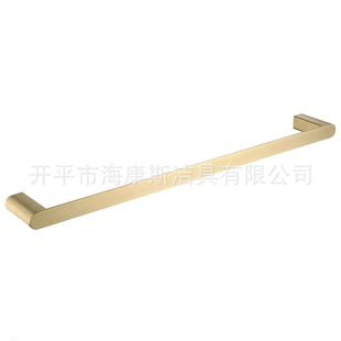 New 304 Stainless Steel Golden Bath Towel Rack Towel Bar Toilet Paper Holster Bathroom Rack Toilet Brush Bathroom Pendant