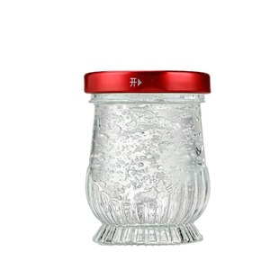 Factory wholesale fresh stewed bird's nest sub-bottle bird's nest high temperature resistant stewed sealed thickened plastic glass bottle skirt Cup