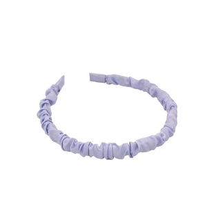 Cream color Sweet Satin pleated hairband cute Joker Korean color simple headband Net red hair accessories wholesale