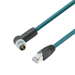 m12 to rj45 industrial Ethernet cable X-Type 8-core ccb849012001 suitable for congnex visual cable