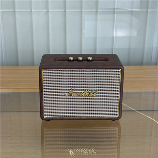 ▧ Marshall Speaker Model Audio Model Ornament Props/Wooden Shell Plus Leather Material/Not a Real Machine Cannot Play