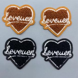 in stock Trend English Love English Towel Embroidery Paste Socks Shoes Hats Clothes Decoration Patch