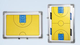 Football Basketball Tactical Board Aluminum Alloy Tactical Board Coach Board Double-sided Magnets with Pen with Wipe Football Training Equipment