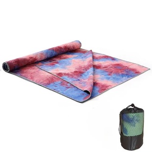 New Tie-Dye Printed Yoga Blanket Yoga Mat Widened Pad Particles Yoga Blanket Thickened Yoga Blanket Yoga