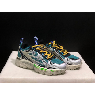 Cross-border Off-2024ss heightening Torre Wind Mountaineering Thick Bottom heightening Leisure sneaker Brown Green Yellow Three Arrows