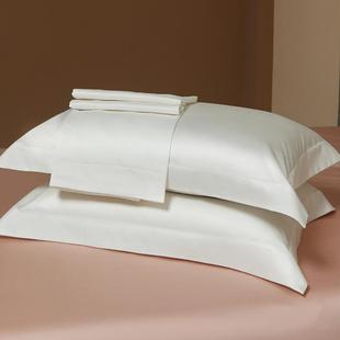 New high-grade pure cotton pillowcase solid color long-staple cotton cotton pillowcase a pair of single pillow cover 74*48