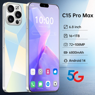 Новый C15 Pro Max2 16GB трансграничный мобильный телефон 6.8incell экран смартфон источник внешней торговли производитель
