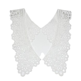 Milk silk water soluble embroidery collar collar flower factory direct lace fake collar DIY clothing accessories